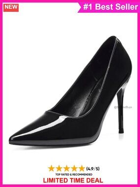 4 Inch Stiletto Pointed Toe Slip On Pumps Party Wedding Heels